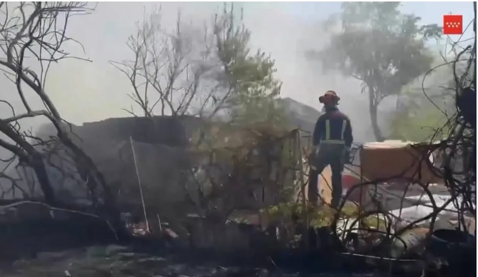 Incendio en Pinares Llanos (Móstoles)
