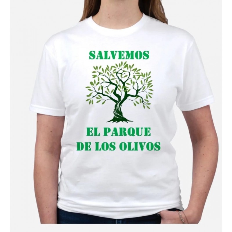 Camiseta «Salvemos el Parque de los Olivos» 100% algodón